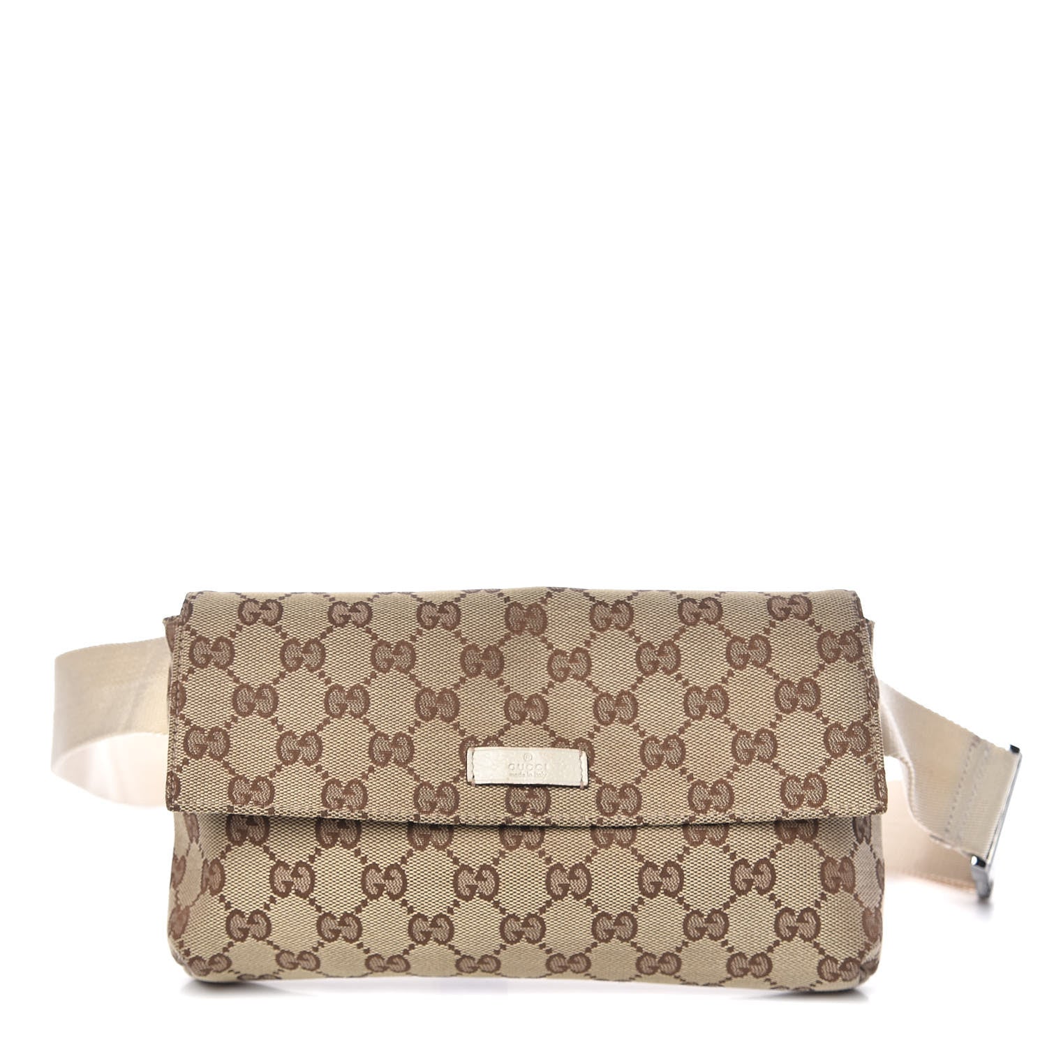 Gucci Monogram Belt Bag White 1 of 11