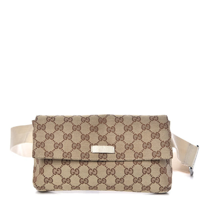 Gucci Monogram Belt Bag White 1 of 11