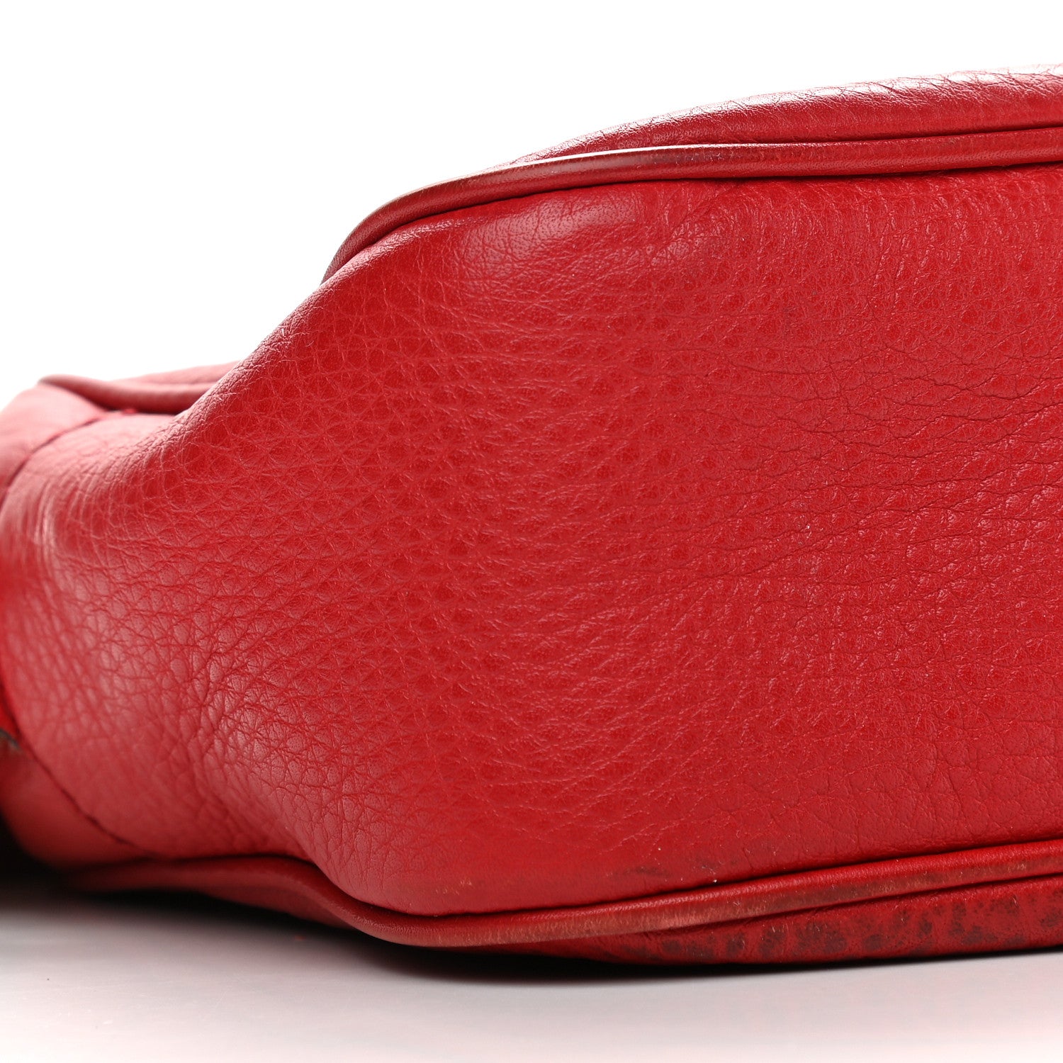 Gucci Pebbled Calfskin Small Soho Disco Bag Tabasco Red 8 of 15