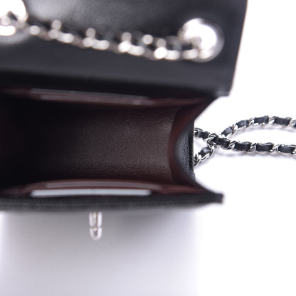 Chanel Caviar Quilted Classic Phone Holder Black 5 of 12