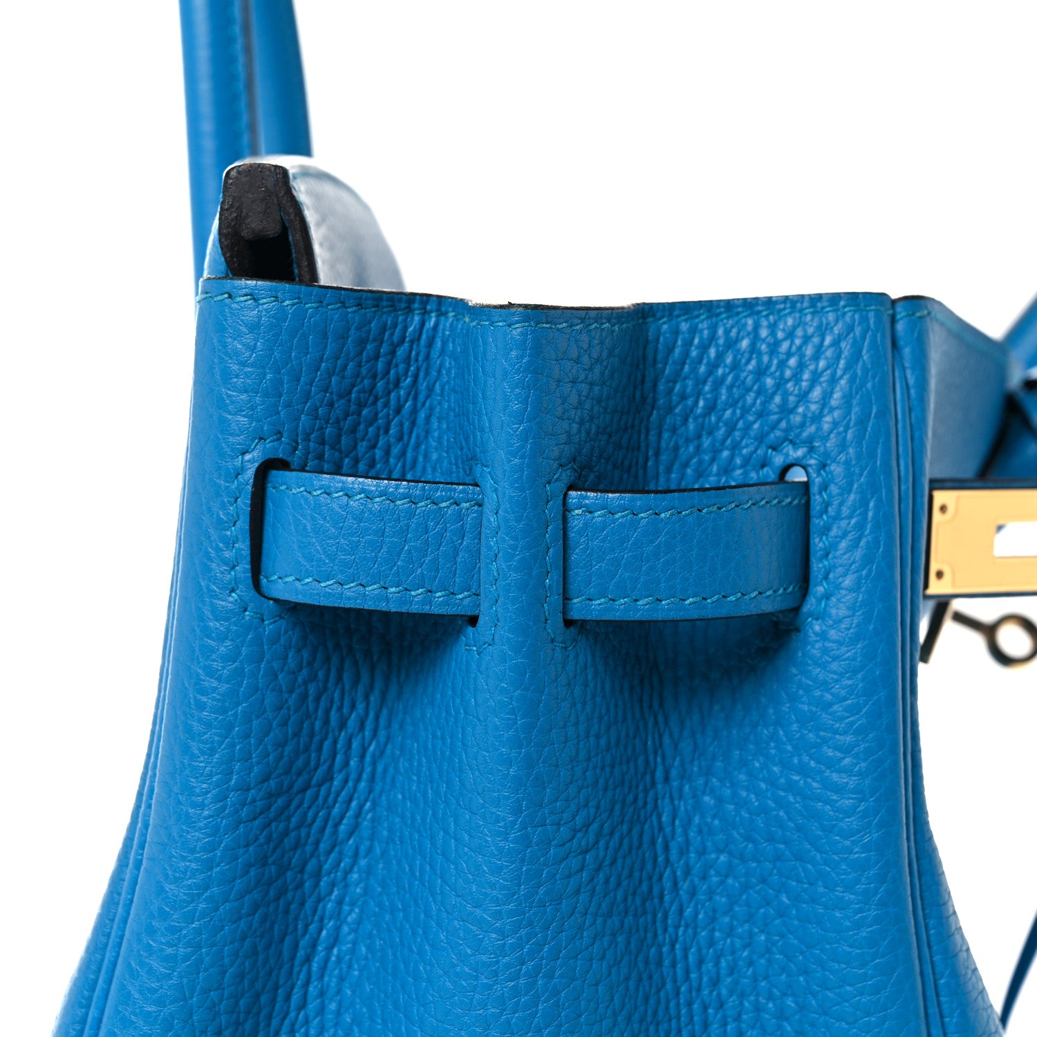 Hermes Taurillon Clemence Birkin 30 Bleu Zanzibar 13 of 41