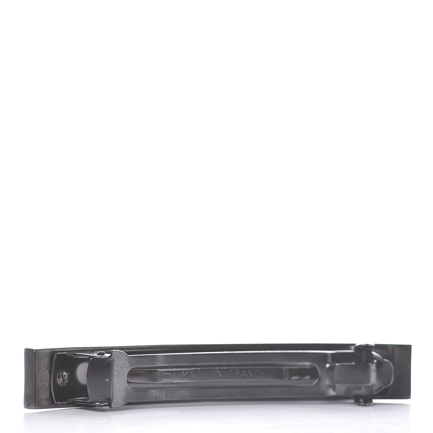 Chanel Crystal CC Hair Clip Barrette Silver 3 of 6