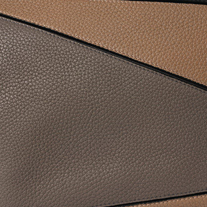 Loewe Grained Calfskin Large Puzzle Bag Sand Ash Multicolor 7 of 11
