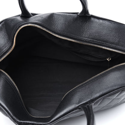 Chanel Caviar Quilted Large Bowler Black 5 of 17