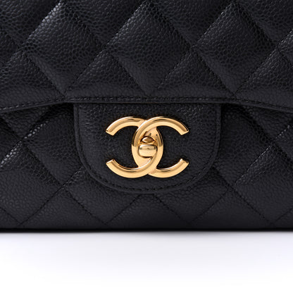 Chanel Caviar Quilted Maxi Double Flap Black 8 of 11