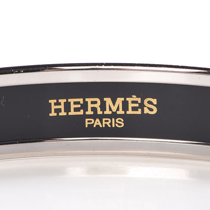 Hermes Enamel Printed Narrow Capitales Bracelet 70 4 of 6