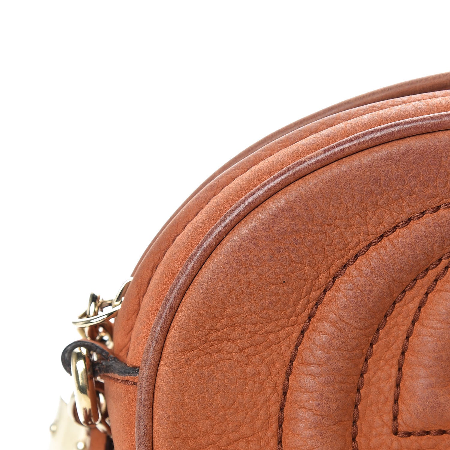 Gucci Vitello Range Mini Soho Chain Bag Old Whisky 20 of 23