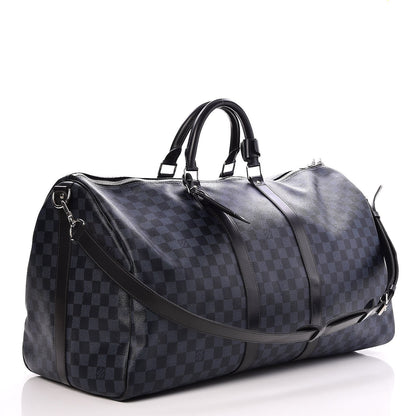 Louis Vuitton Damier Cobalt Keepall Bandouliere 55 3 of 11