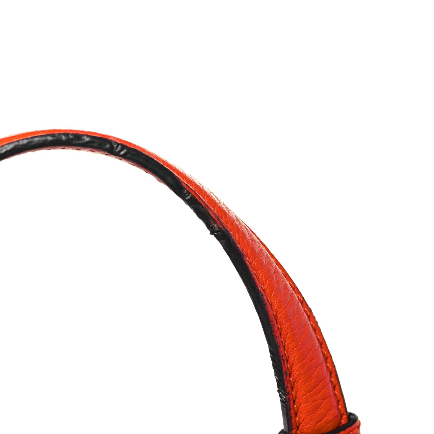 Cellarius Calfskin Medium Bamboo Daily Top Handle Bag New Dark Orange