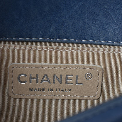 Chanel Faded Calfskin Quilted Small Boy Flap Blue 6 of 11