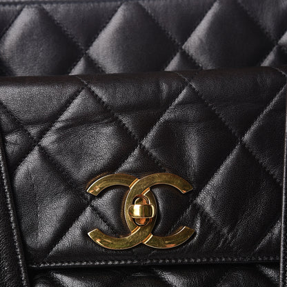 Chanel Lambskin Quilted CC Shoulder Bag Black 13 of 13
