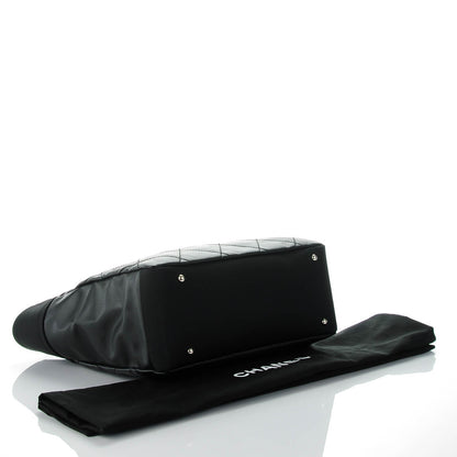 Chanel Coated Canvas Large Paris Biarritz Tote Black 4 of 7