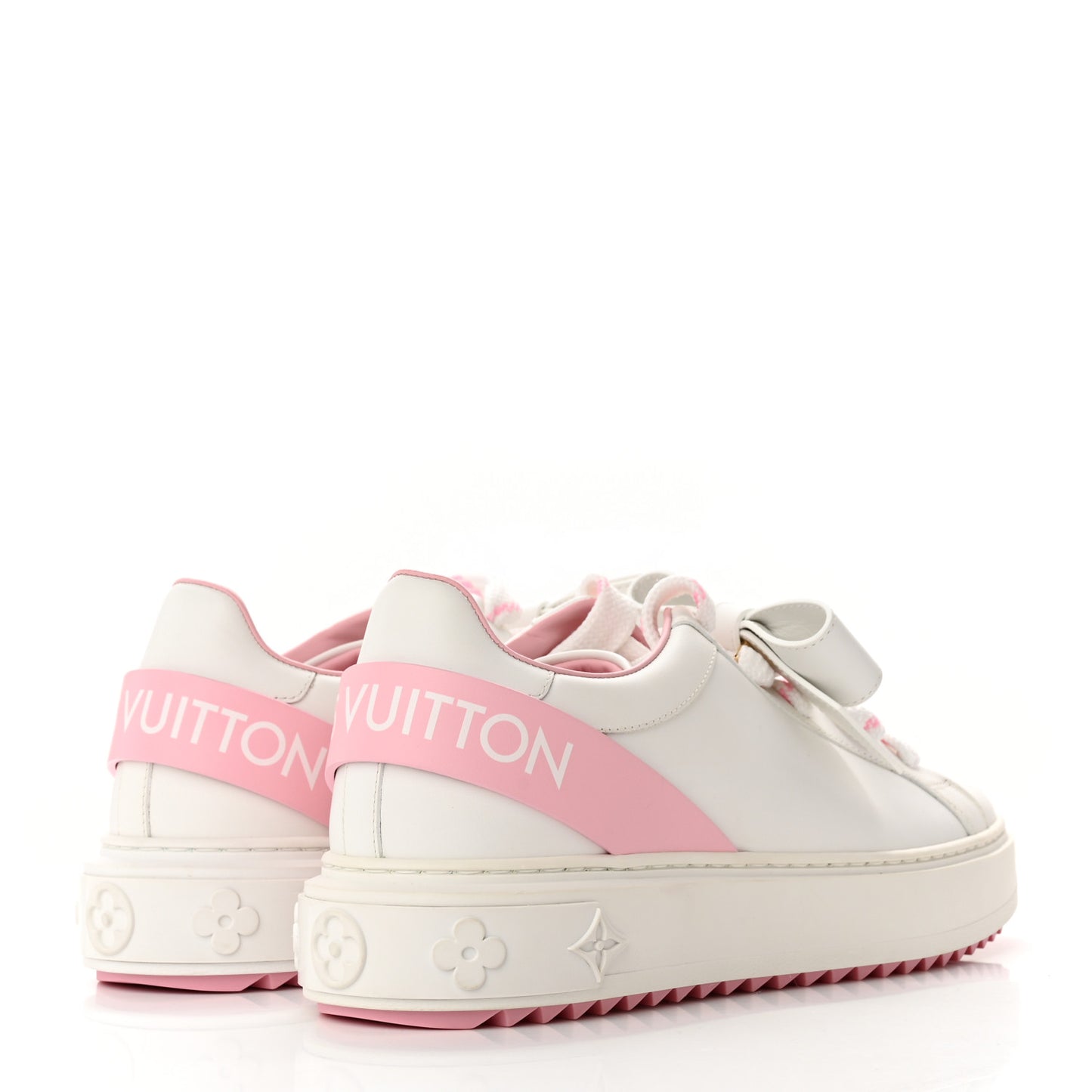 Time Out Bow Sneakers 37.5 White Pink