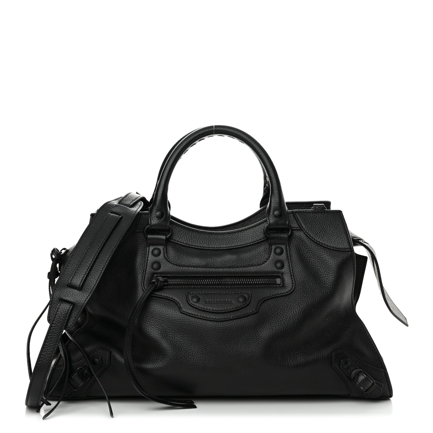 Balenciaga Grained Calfskin Black Hardware Neo Classic City Black 1 of 20