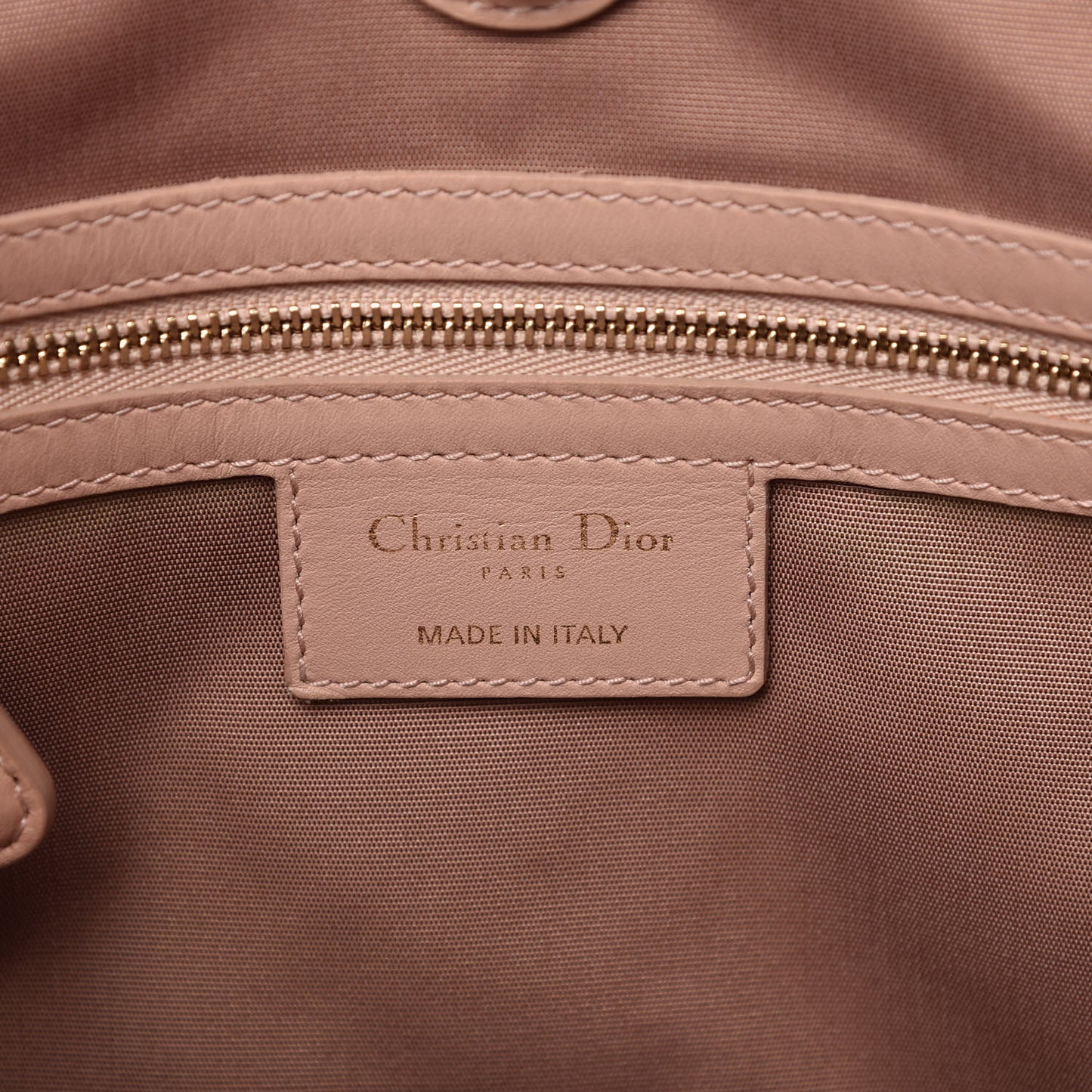 Coated Canvas Cannage Mini Panarea Tote Light Pink