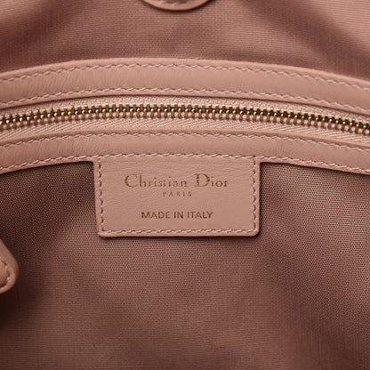 Christian Dior Coated Canvas Cannage Mini Panarea Tote Light Pink 8 of 10