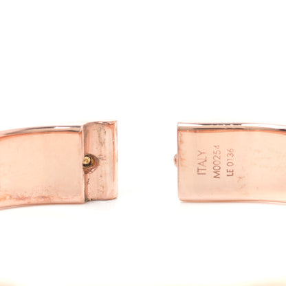 Louis Vuitton Brass Monogram Nanogram Cuff M Pink Gold 7 of 8