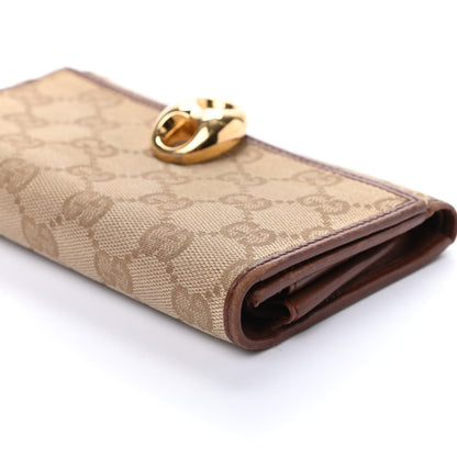 Gucci Monogram Clip Trifold Wallet Brown 8 of 11