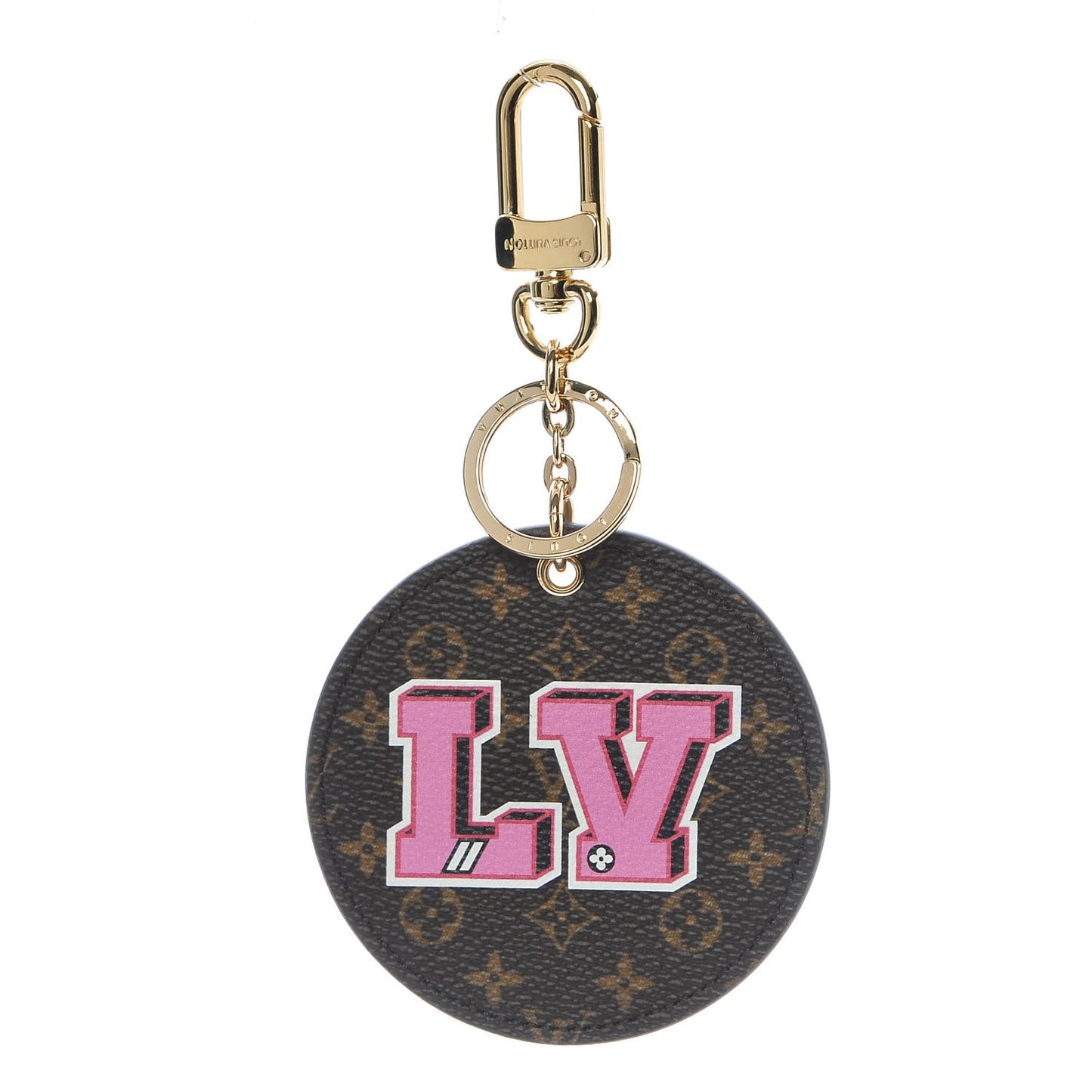 Monogram Stories Bag Charm Key Holder