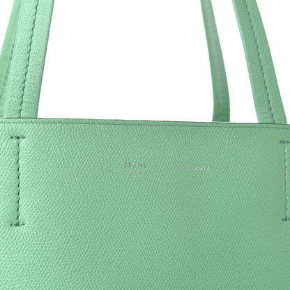 Celine Grained Calfskin Small Horizontal Cabas Phantom Mint 7 of 9