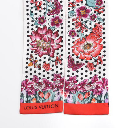 Louis Vuitton Silk Louis In The Garden Bandeau Fuchsia 3 of 4