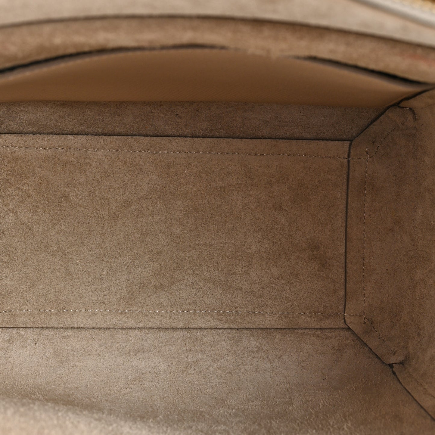 Grained Calfskin Micro Belt Bag Taupe