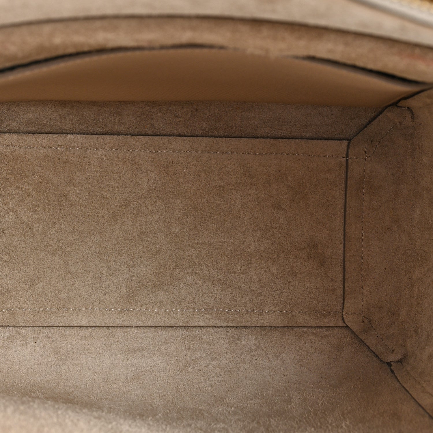 Celine Grained Calfskin Micro Belt Bag Taupe 5 of 12