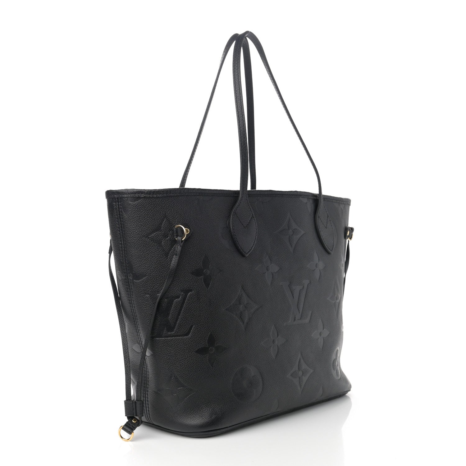 Louis Vuitton Empreinte Monogram Giant Neverfull MM Black 3 of 9