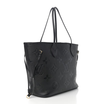 Louis Vuitton Empreinte Monogram Giant Neverfull MM Black 3 of 9