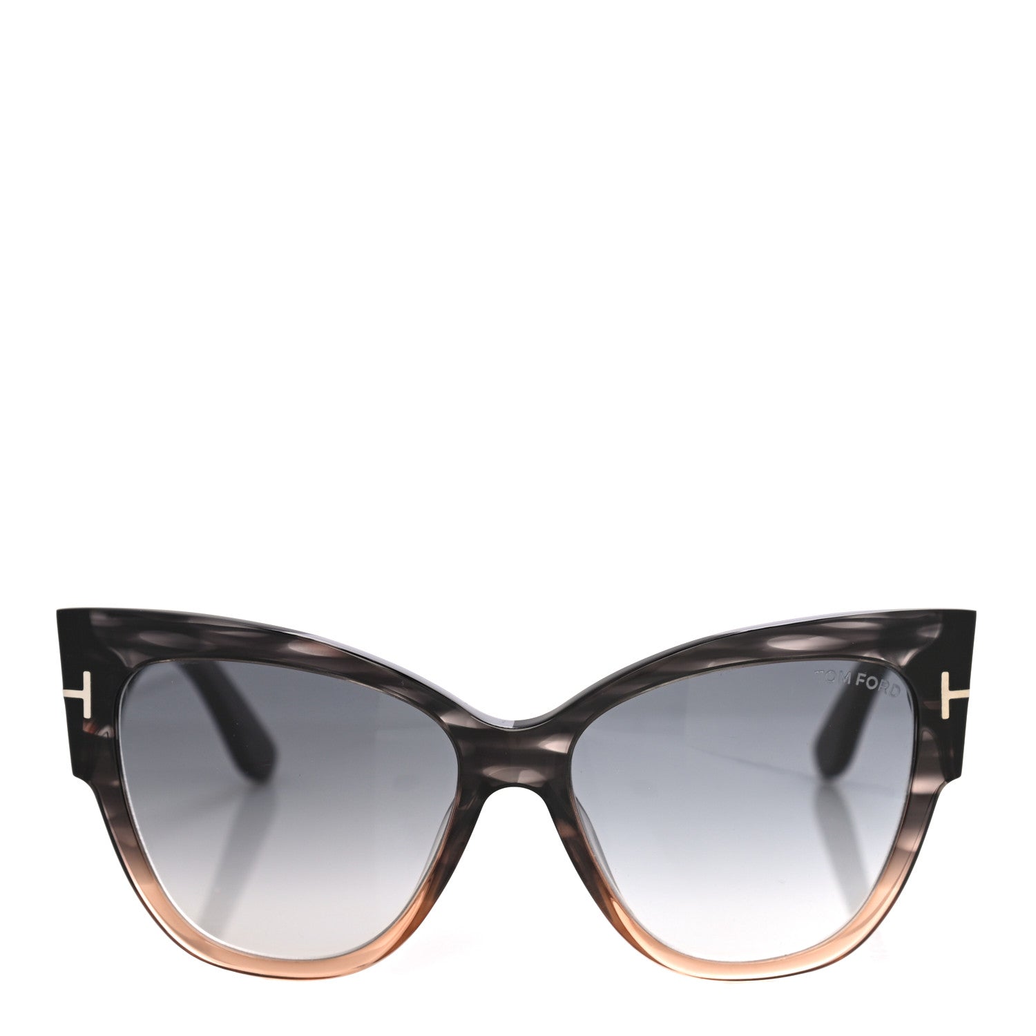 Tom Ford Anoushka Sunglasses TF371 Melange Grey Peach 2 of 7