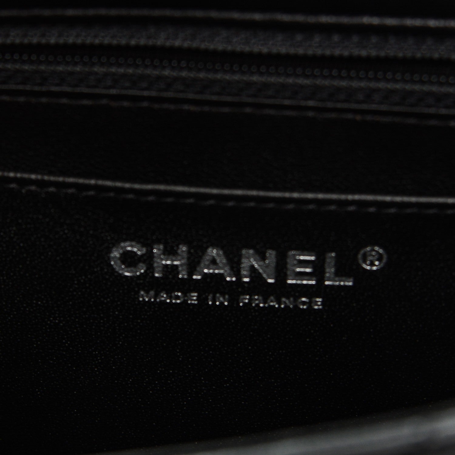 Chanel Lambskin Chevron Quilted Mini Square Flap Black 6 of 7
