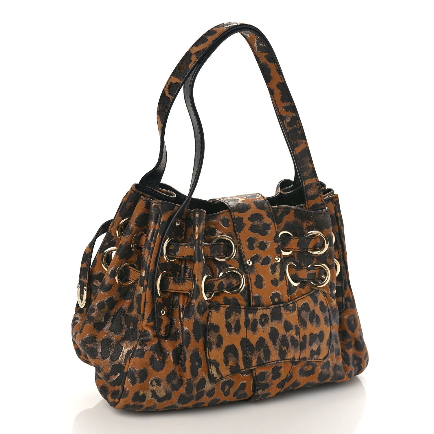 Jimmy Choo Suede Leopard Print Riki Tote 3 of 8