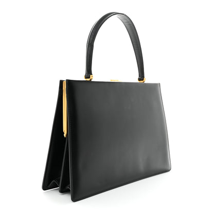 Celine Box Calfskin Medium Clasp Bag Black 3 of 17
