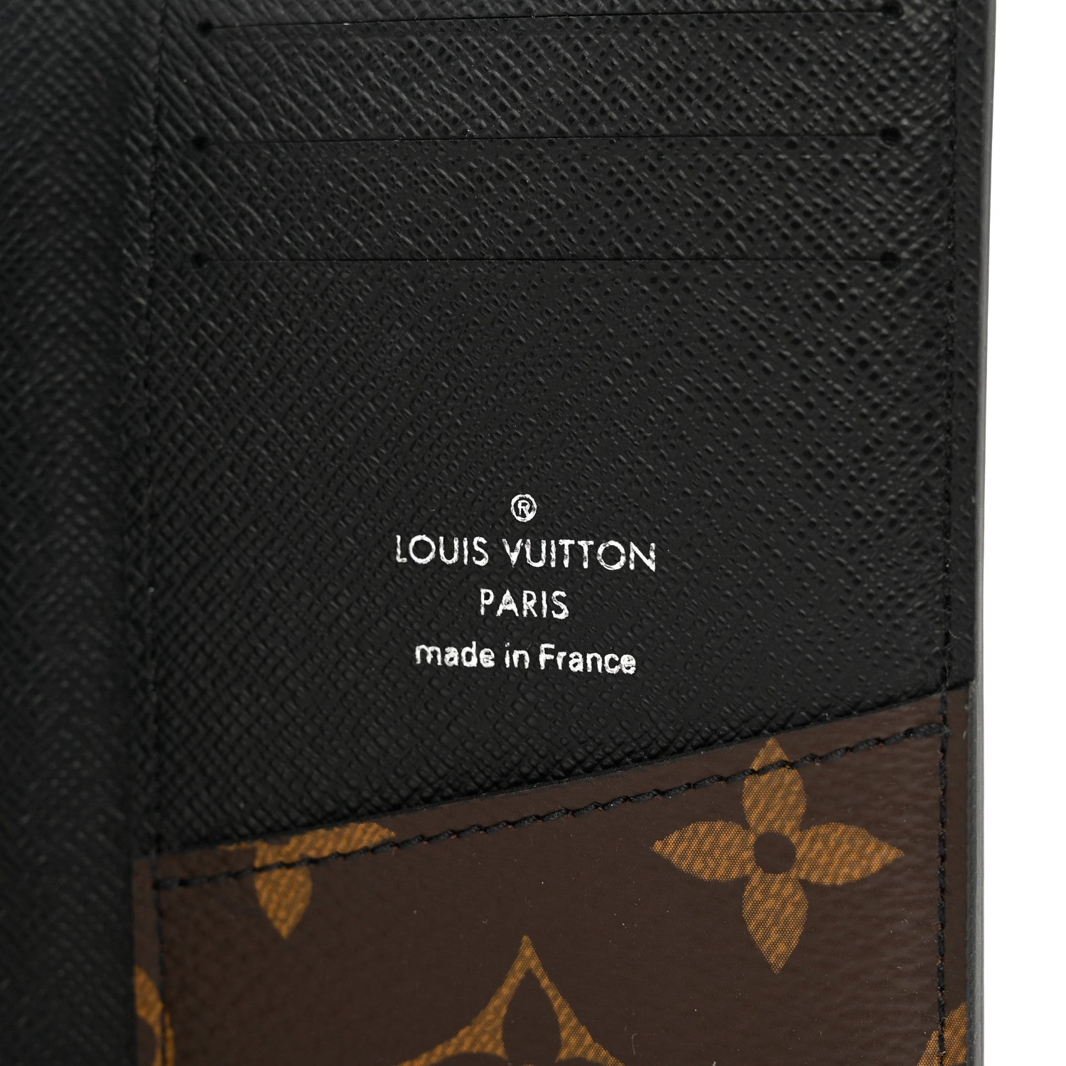 Louis Vuitton Monogram Macassar Pocket Organizer NM 6 of 8