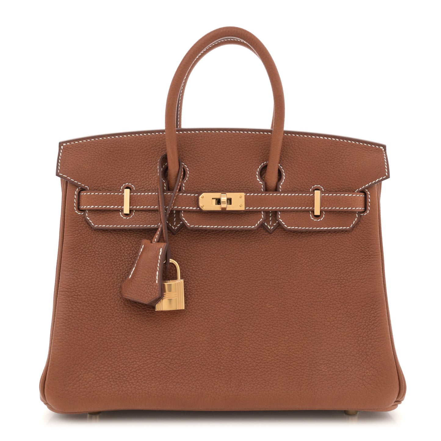 Natural Barenia Faubourg Birkin 25 Fauve