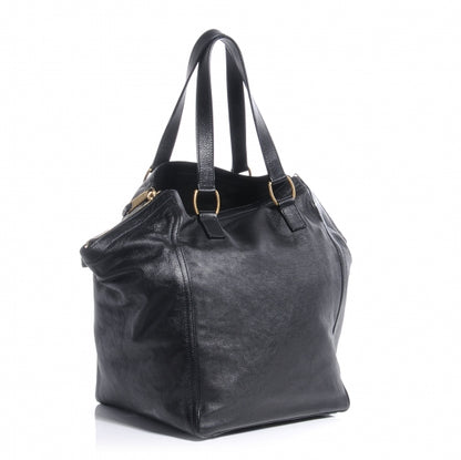 Saint Laurent Leather Medium Downtown Tote Black 3 of 7
