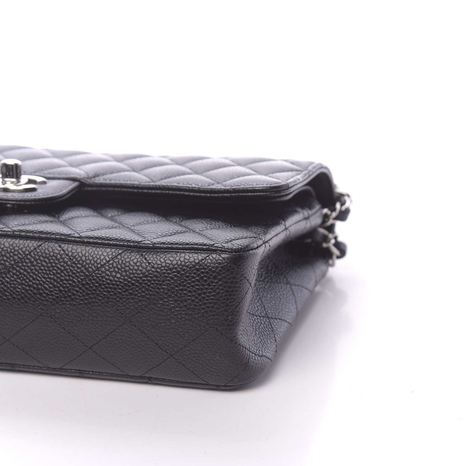 Chanel Caviar Quilted Medium Double Flap Black 9 of 12