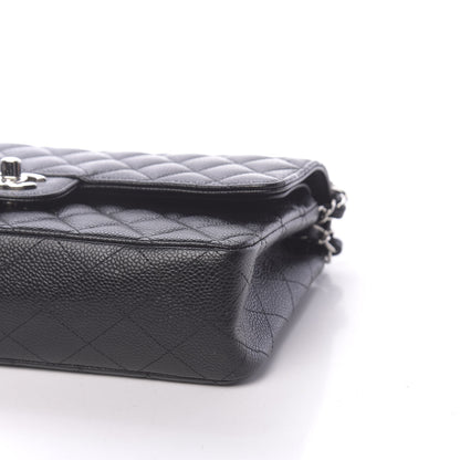 Chanel Caviar Quilted Medium Double Flap Black 9 of 12