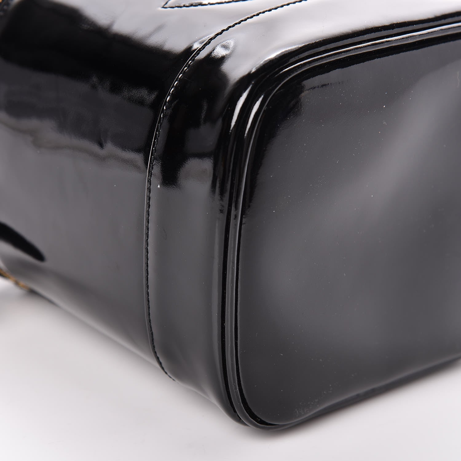 Chanel Patent Vanity Cosmetic Case Black 10 of 16