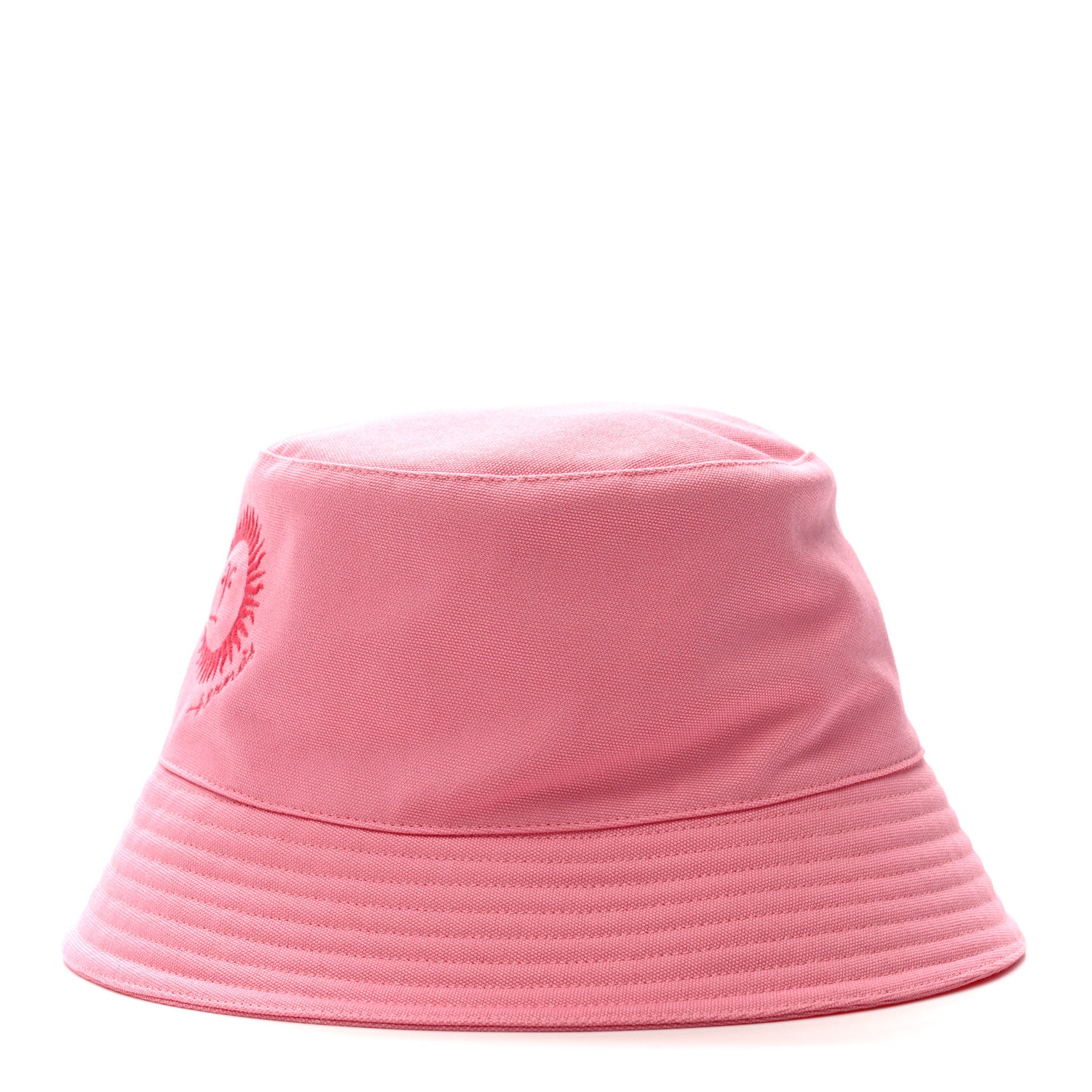 Hermes Cotton Gene Sunshine Bucket Hat 58 Rose Taille 4 of 8