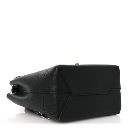 Louis Vuitton Calfskin Lockme Mini Backpack Black 4 of 11