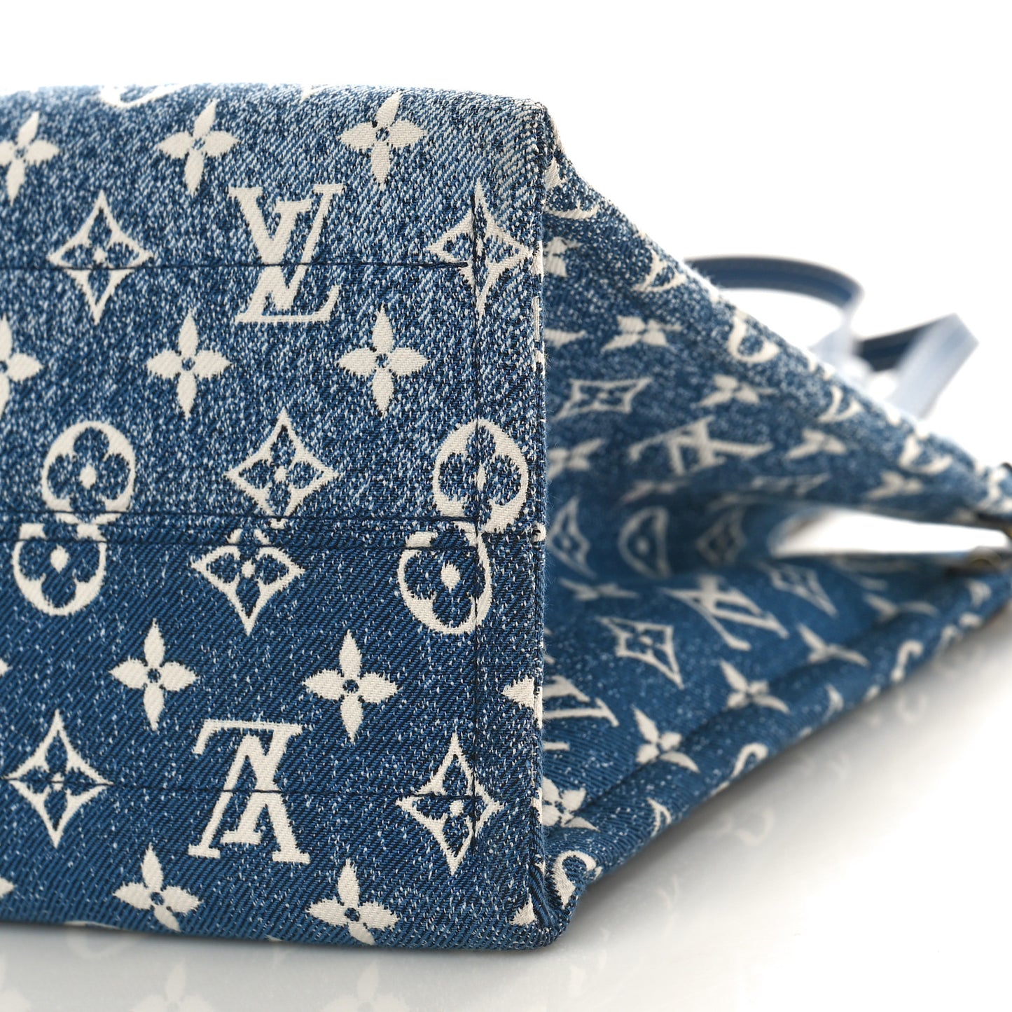 Monogram Jacquard Denim Onthego MM Bleu