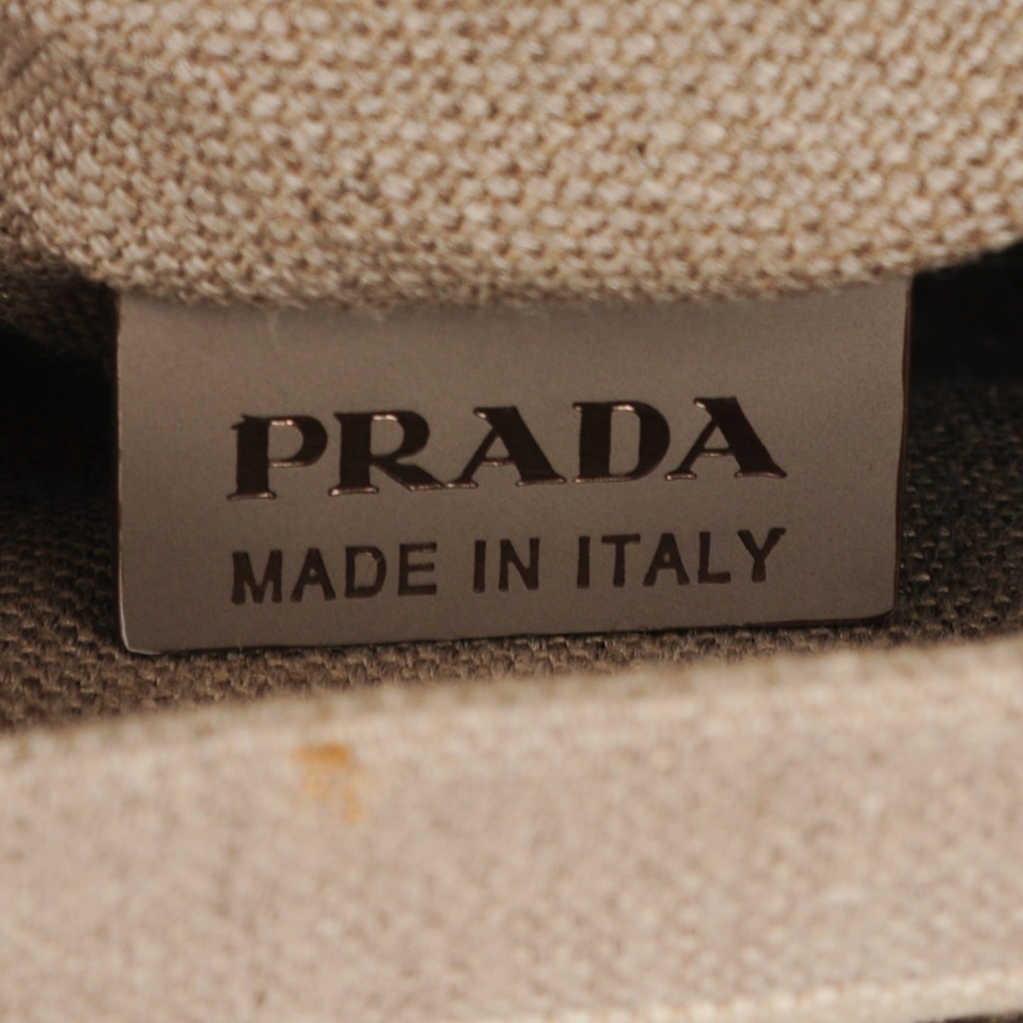 Canvas Plexiglass Crystal Cluster Tote Fume