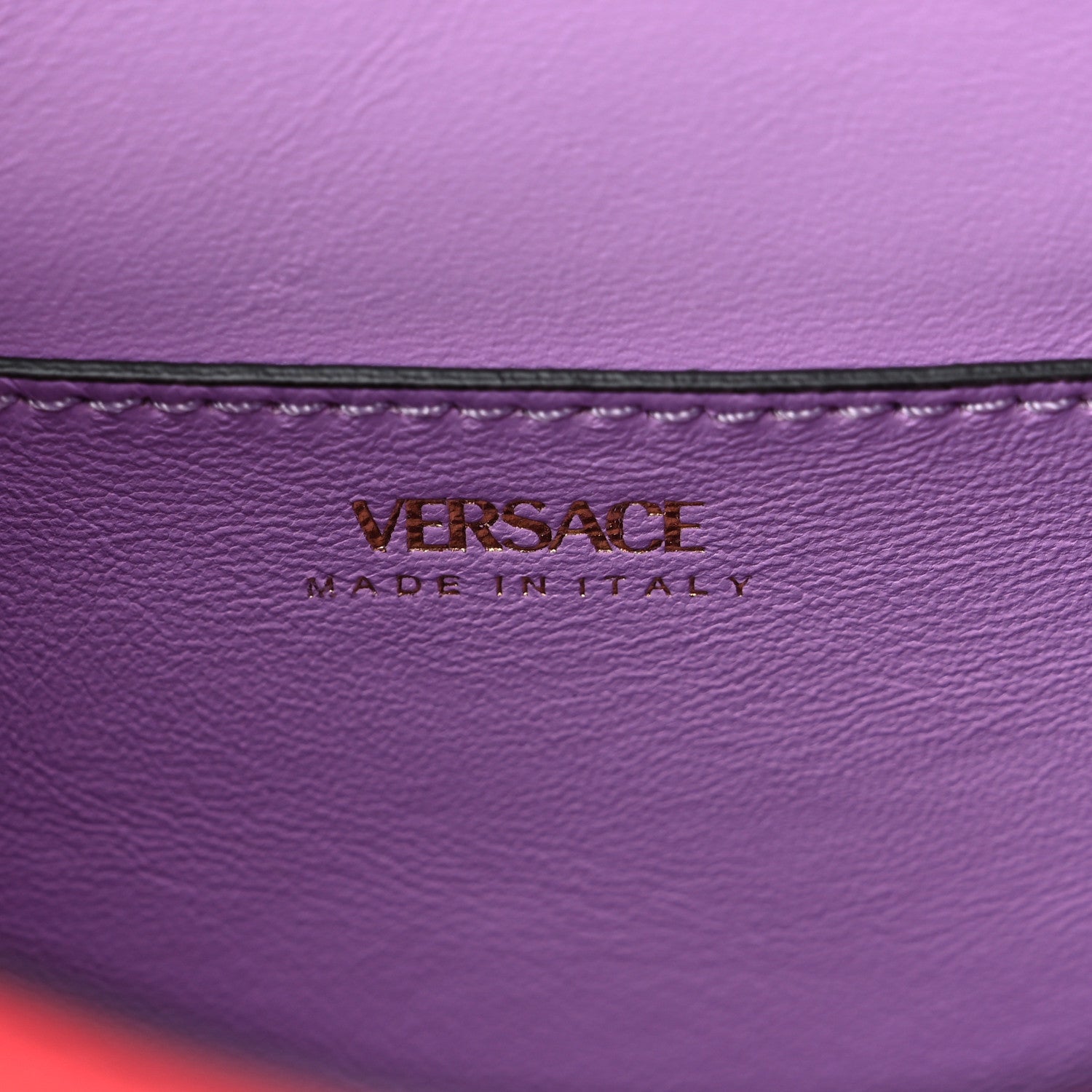 Versace Grained Calfskin Small La Medusa Top Handle Bag Red 6 of 8