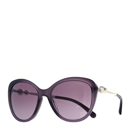 Chanel Acetate Pearl Winter Butterfly Sunglasses 5338-H-A Purple 1 of 7