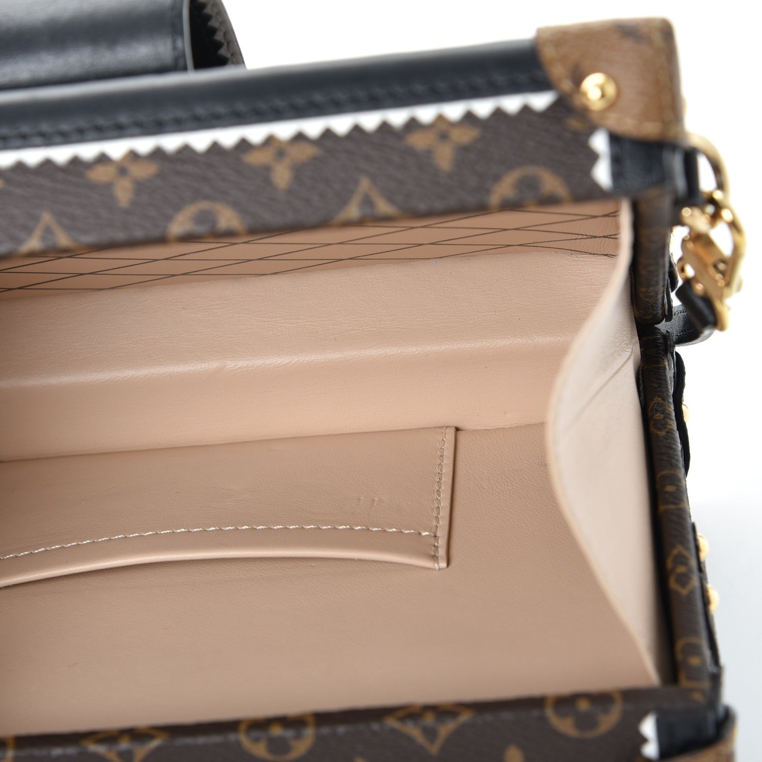 Louis Vuitton Monogram Petite Malle Black 8 of 9