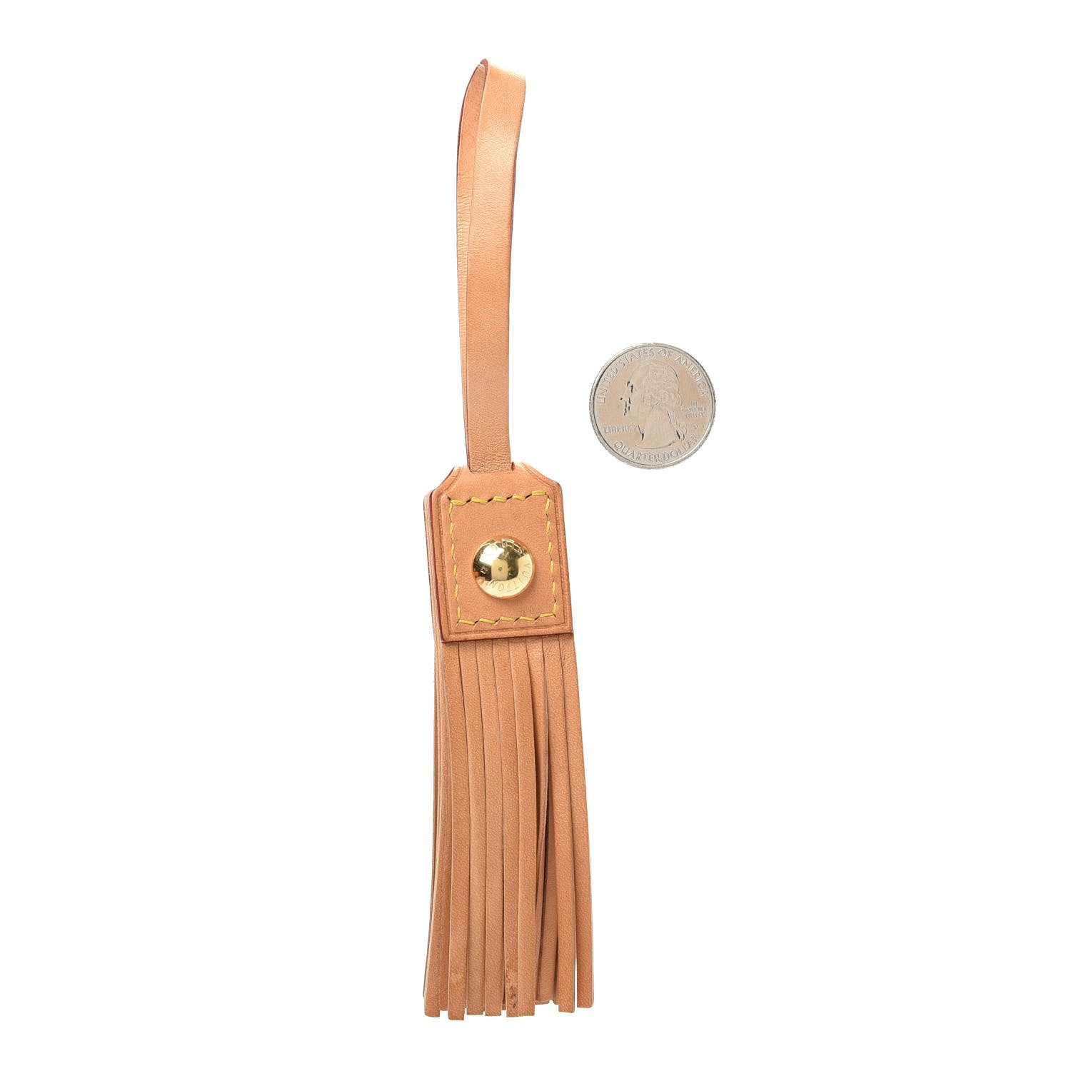 Louis Vuitton Vachetta Saint Cloud Tassel Bag Charm 2 of 5