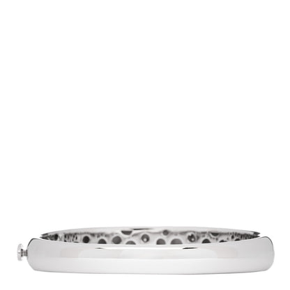 Roberto Coin 18K White Gold Diamond Enamel Swirl Concave Bracelet Multi 2 of 3