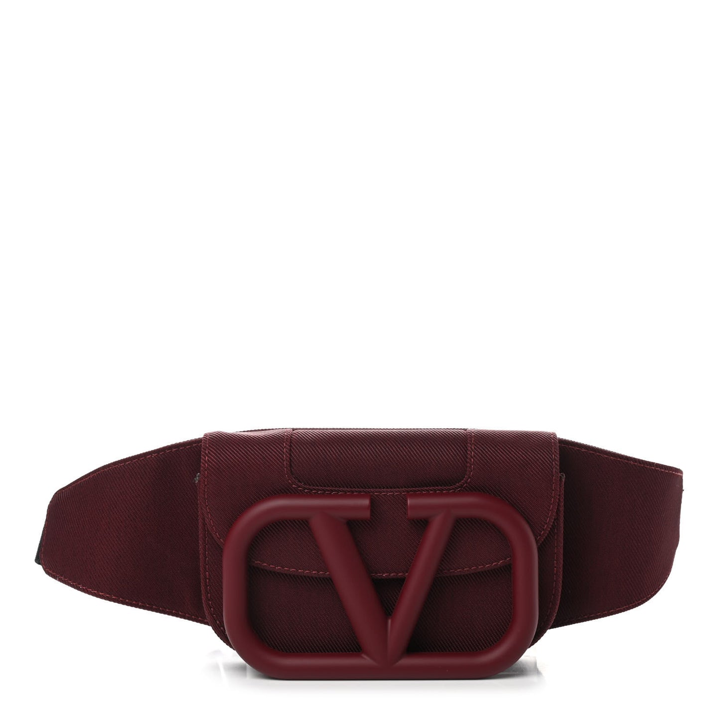 Nylon Supervee Belt Bag Dark Red
