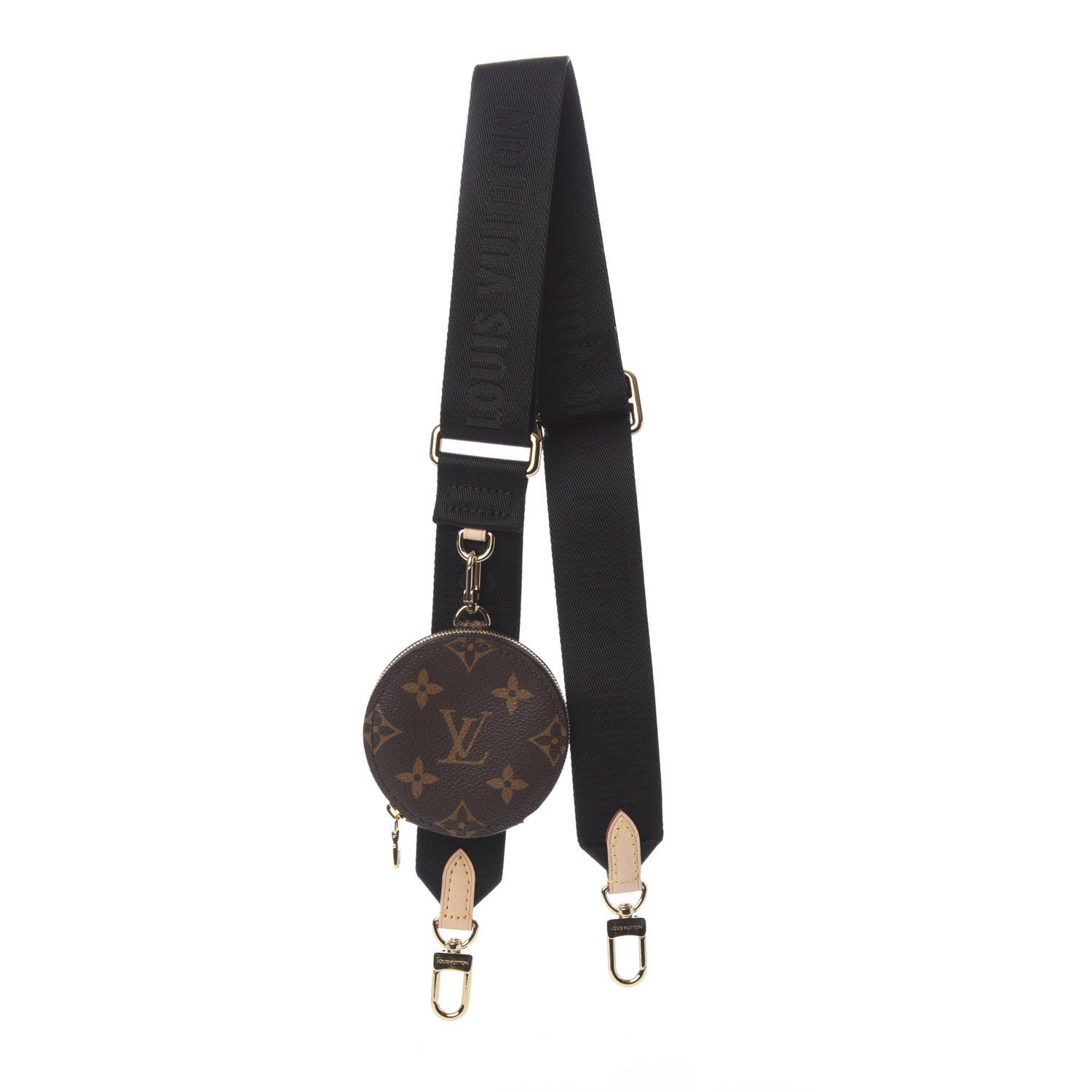 Louis Vuitton Monogram Multi Pochette Accessories Bandouliere Shoulder Strap Black 1 of 9